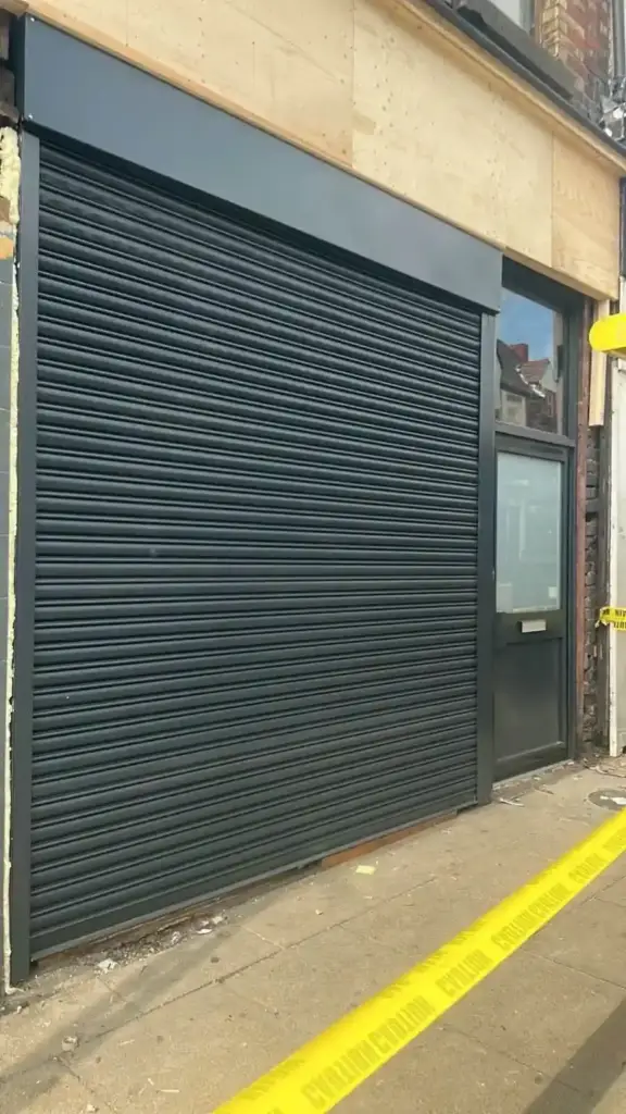 Black Roller Shutter