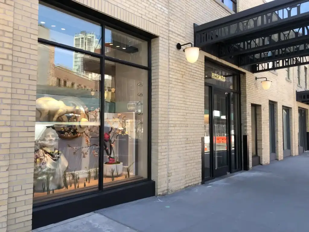 toughened glass shop fronts