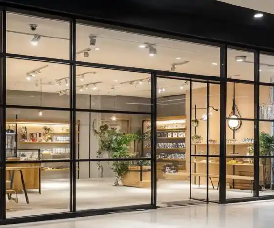 Toughened Glass Shop Fronts