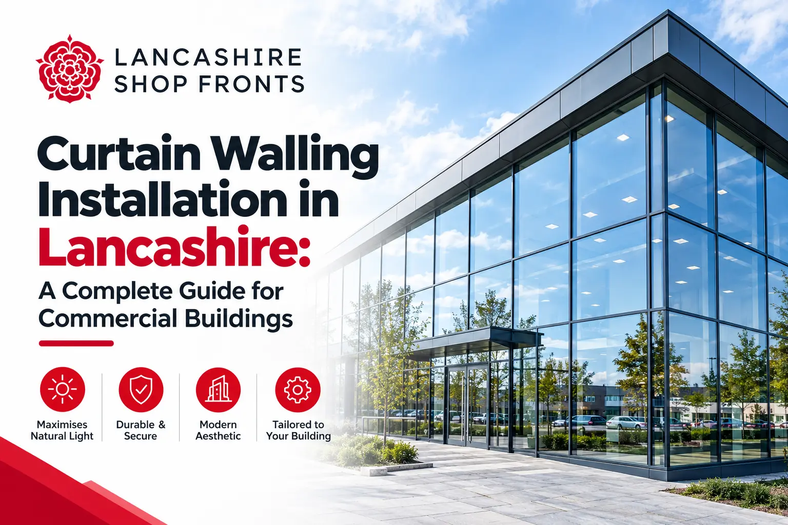 Curtain Walling Installation in Lancashire A Complete Guide for Commercial Buildings